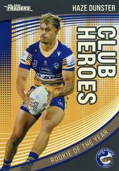2022 NRL Traders - Club Heroes Parallel #CHP20 Haze Dunster Front